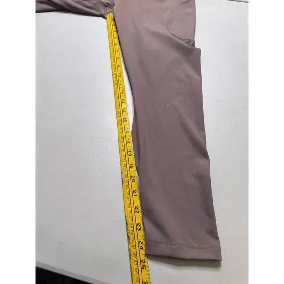 Nike One Dri-Fit High Rise Women’s Cropped Leggings - Brown Taupe (NWT) - L - Picture 11 of 12